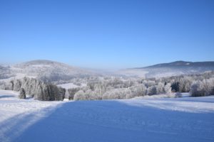 Okolí sjezdovky vleku Start Deštné